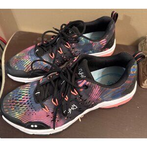 Rykä Women's Vivid RZX training sneaker Black Tie-dye Sz 9M